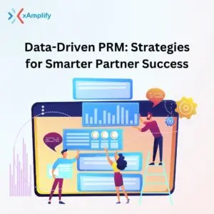 PRM dashboard with partner data metrics