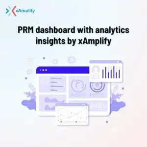 PRM dashboard with analytics insights by xAmplify