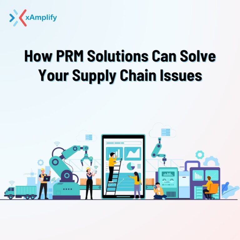PRM dashboard for manufacturers
