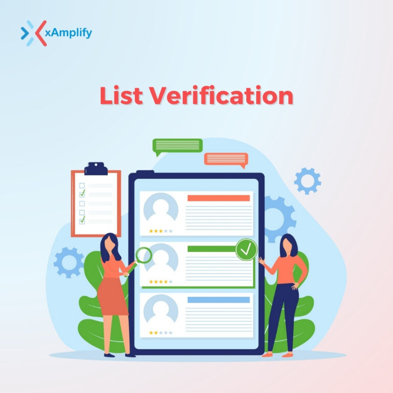 List verification by xAmplify Improves Deliverability